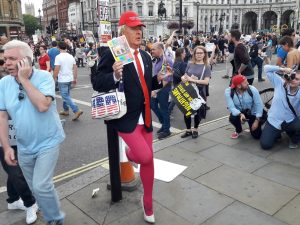 Trump in London. Siraj Izhar