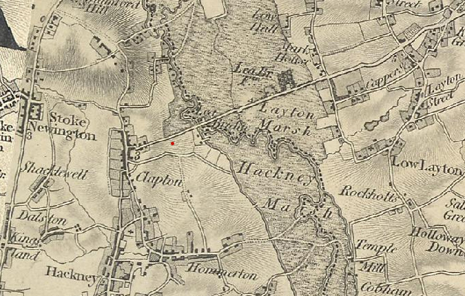 Map clapton 1800